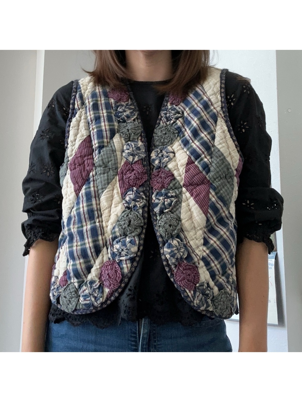 vintage Quilted Vest